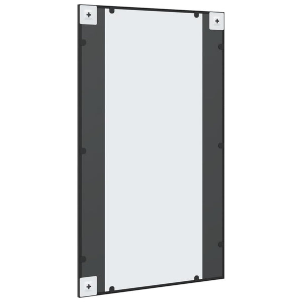 Wall Mirror Black 60X100 Cm Rectangle Iron Mirrors