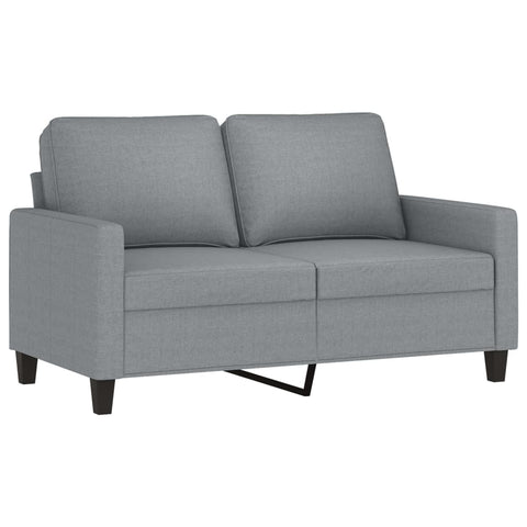 2 Seater Sofa Light Grey 120 Cm Fabric Sofas Armchairs & Couches