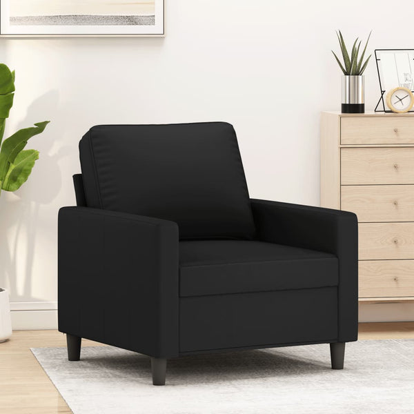 Sofa Chair Black 60 Cm Velvet Sofas Armchairs & Couches