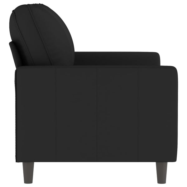 2 Seater Sofa Black 120 Cm Velvet Sofas Armchairs & Couches