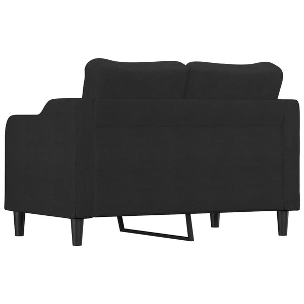 Sofas Armchairs & Couches 2 Seater Sofa Black 120 Cm Fabric