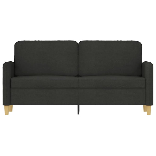Vidaxl 2 Seater Sofa Black 140 Cm Fabric Sofas Armchairs & Couches