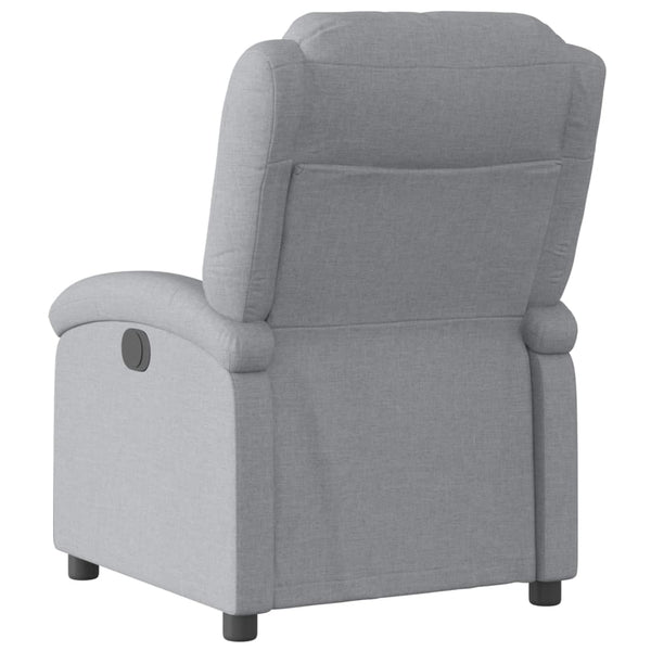 Recliner Chair Light Grey Fabric Outdoor Lighting Accessories