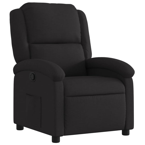 Recliner Chair Black Fabric Chairs