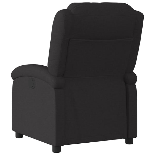 Recliner Chair Black Fabric Chairs