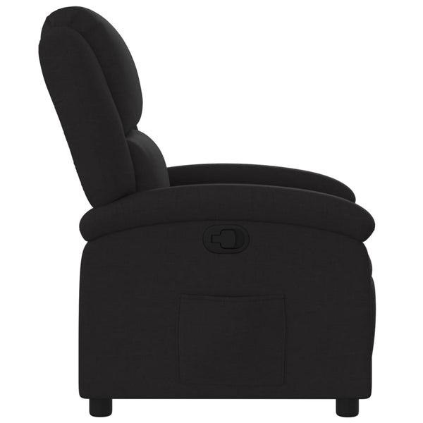 Recliner Chair Black Fabric Chairs