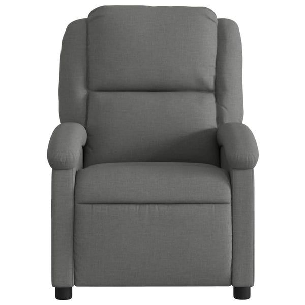 Massage Recliner Chair Dark Grey Fabric Electric Massage Chairs