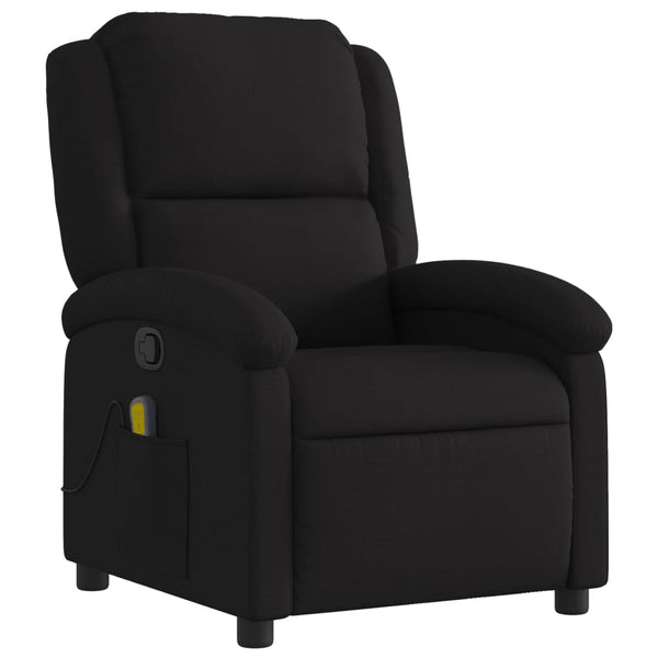 Vidaxl Massage Recliner Chair Black Fabric Massage Tables & Chairs