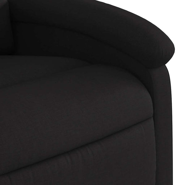 Vidaxl Electric Massage Recliner Chair Black Fabric Electric Massage Chairs
