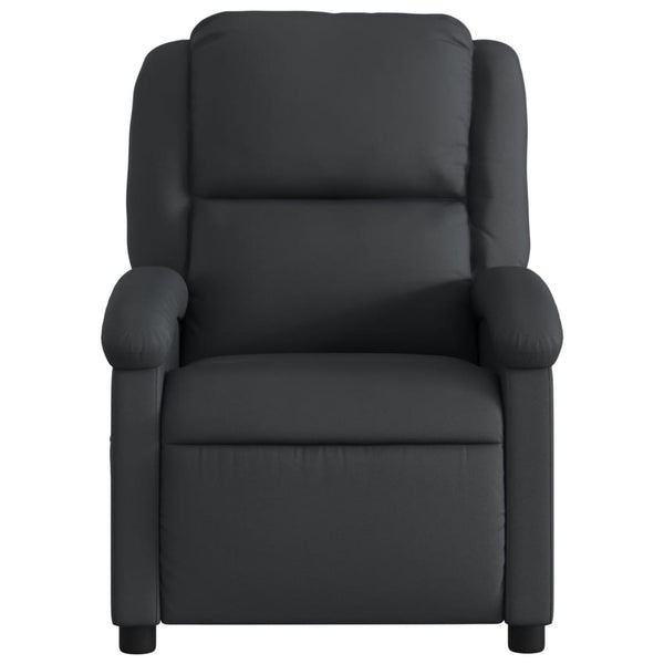 Vidaxl Electric Recliner Chair Black Real Leather Electric Massage Chairs