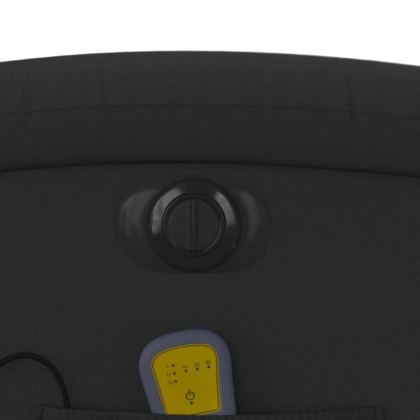 Electric Massage Chairs Electric Massage Recliner Chair Black Real Leather