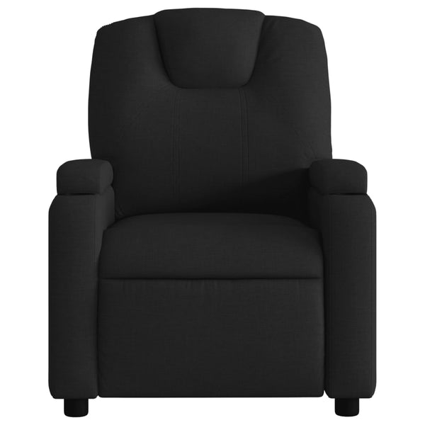 Massage Recliner Chair Black Fabric Electric Massage Chairs