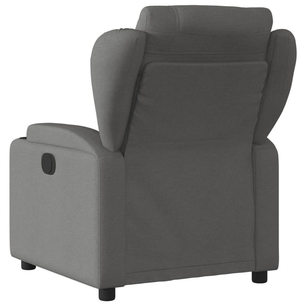 Vidaxl Electric Massage Recliner Chair Dark Grey Fabric Electric Massage Chairs