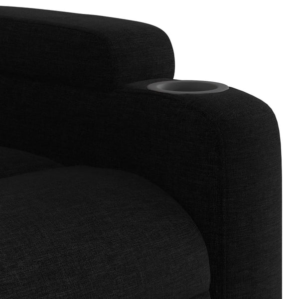 Vidaxl Stand Up Massage Recliner Chair Black Fabric Massage Tables & Chairs