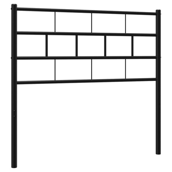 Metal Headboard Black 107 Cm Headboards & Footboards