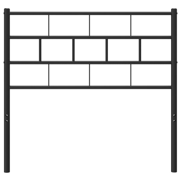 Metal Headboard Black 107 Cm Headboards & Footboards