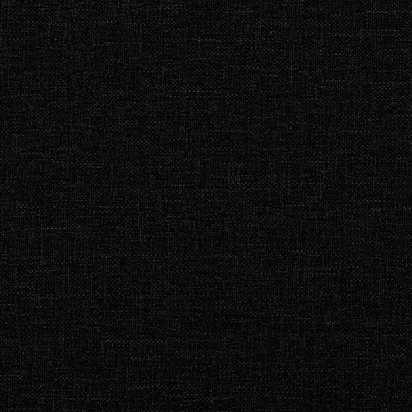 Bench With Backrest Black 120X62x75.5 Cm Fabric Benches