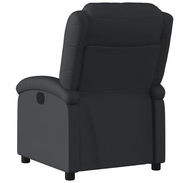 Recliner Chair Black Real Leather Sofas Armchairs & Couches