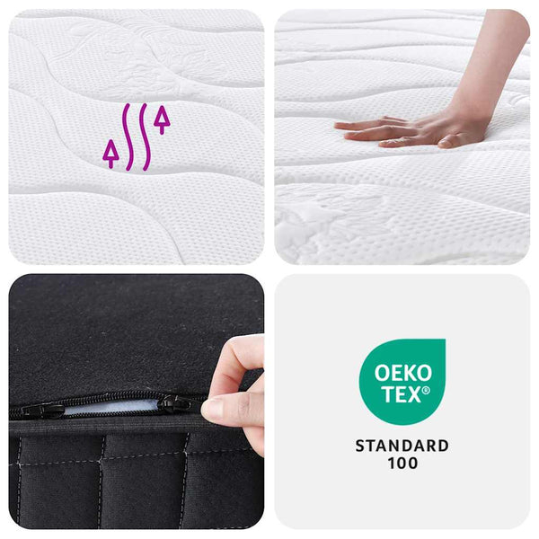 Vidaxl Bonnell Spring Mattress Medium 152X203 Cm Queen Size Mattresses