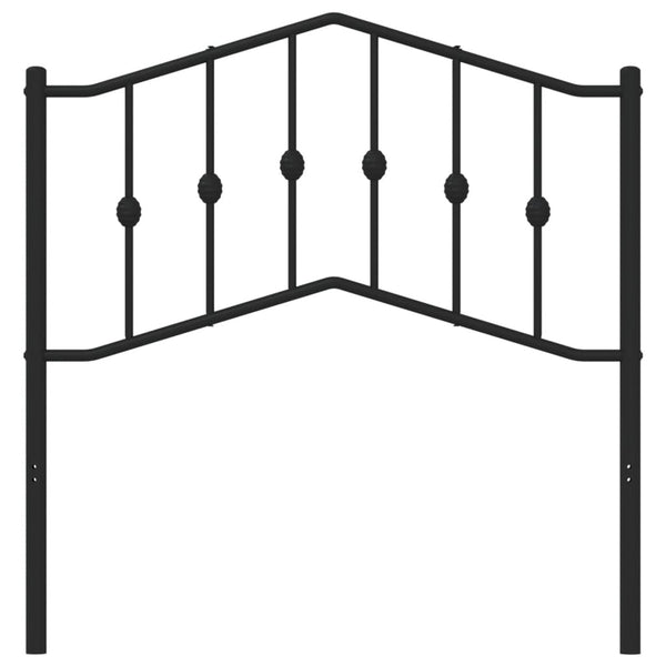 Metal Headboard Black 90 Cm Headboards & Footboards