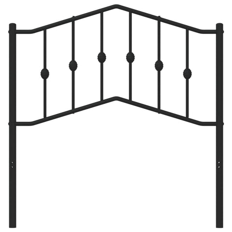 Metal Headboard Black 90 Cm Headboards & Footboards