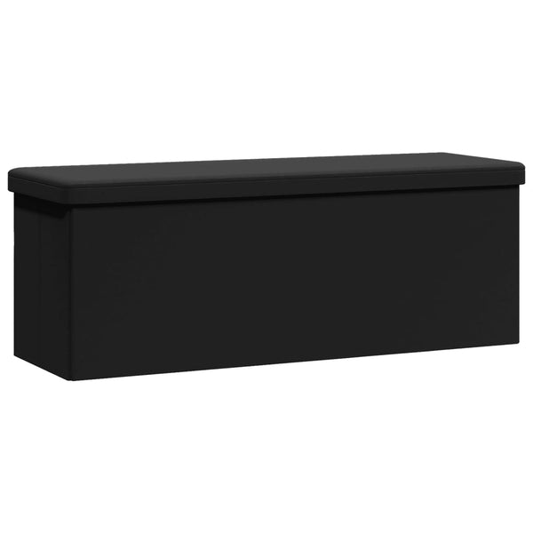 Storage Bench Foldable Black Pvc Benches