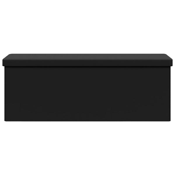 Storage Bench Foldable Black Pvc Benches