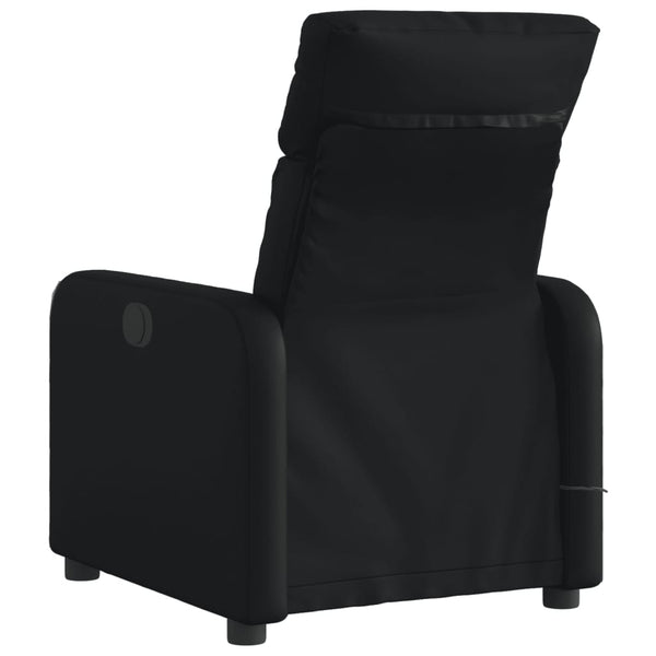 Vidaxl Electric Massage Recliner Chair Black Faux Leather Electric Massage Chairs