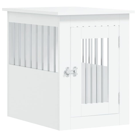 Dog Crate Furniture White 45X62x59 Cm Engineered Wood Dog Cages