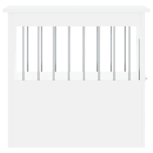 Dog Cages Dog Crate Furniture White 45X62x59 Cm Engineered Wood