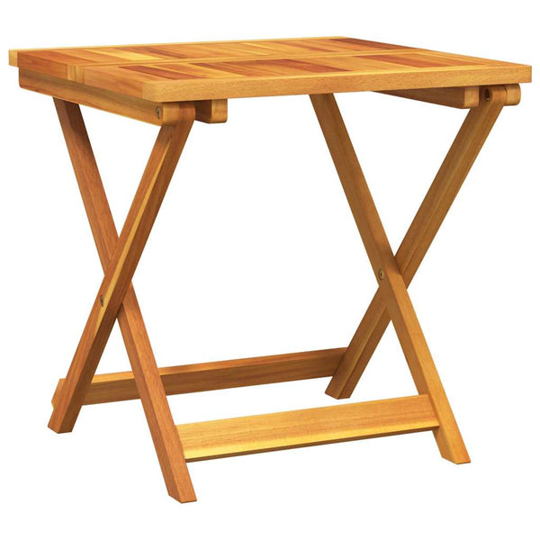 Vidaxl Folding Garden Table 50X50x50 Cm Solid Wood Acacia Patio & Garden Tables