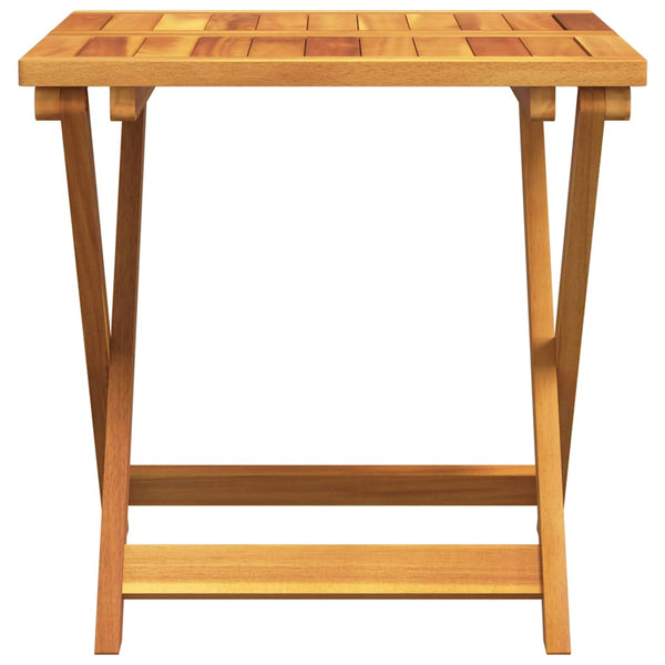 Vidaxl Folding Garden Table 50X50x50 Cm Solid Wood Acacia Patio & Garden Tables