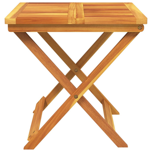 Vidaxl Folding Garden Table 50X50x50 Cm Solid Wood Acacia Patio & Garden Tables