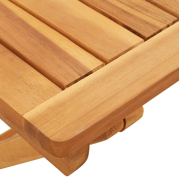 Vidaxl Folding Garden Table 50X50x50 Cm Solid Wood Acacia Patio & Garden Tables