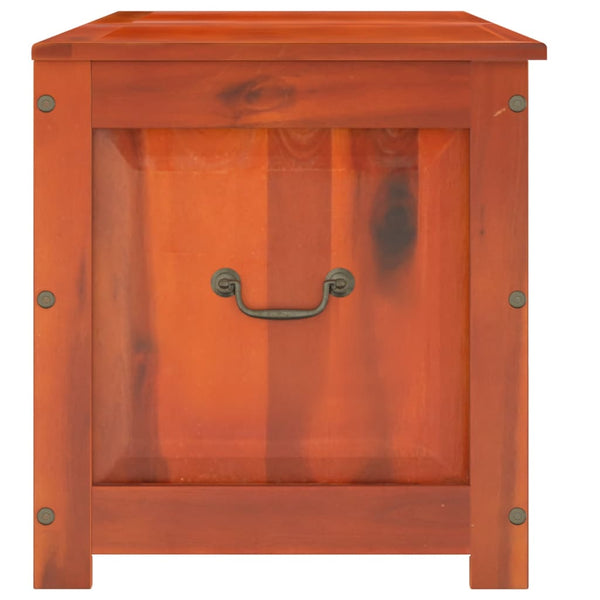 Vidaxl Storage Chest With Lid Brown Solid Wood Acacia Blanket Boxes