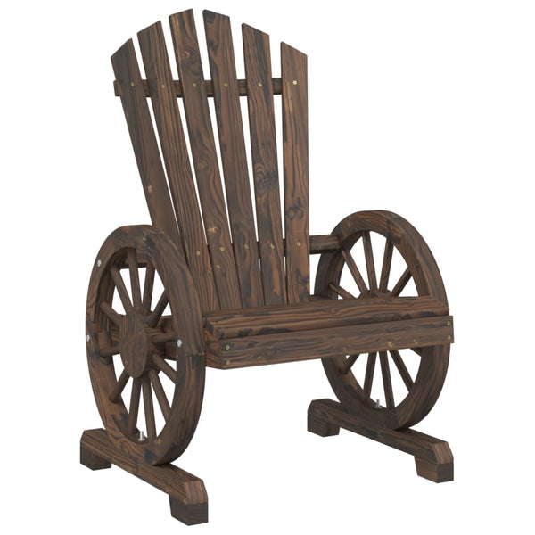 Vidaxl Garden Adirondack Chair Solid Wood Fir Patio Chairs