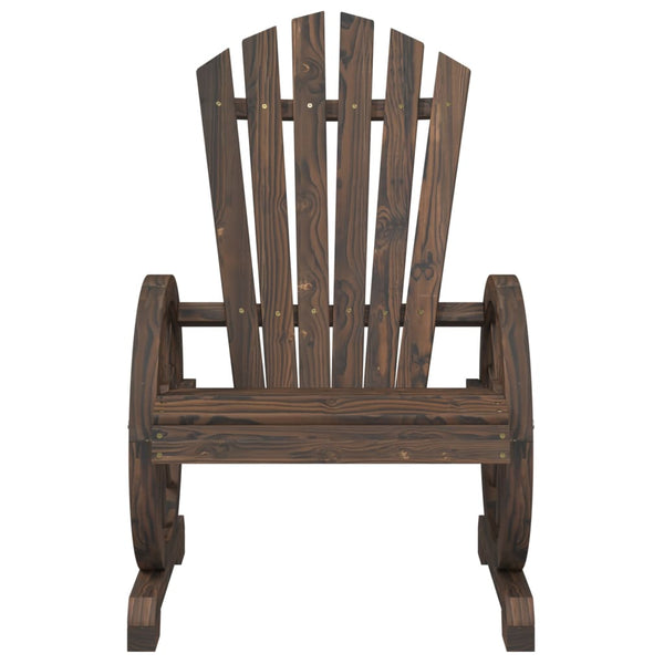 Vidaxl Garden Adirondack Chair Solid Wood Fir Patio Chairs