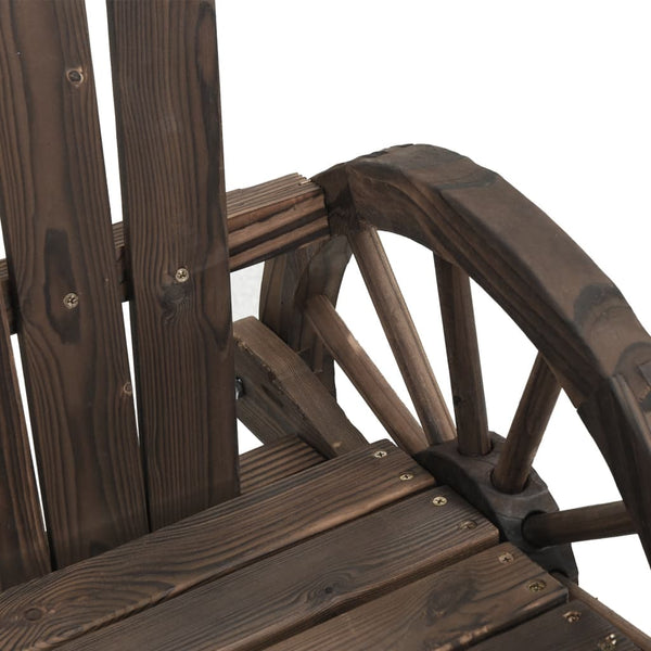 Vidaxl Garden Adirondack Chair Solid Wood Fir Patio Chairs