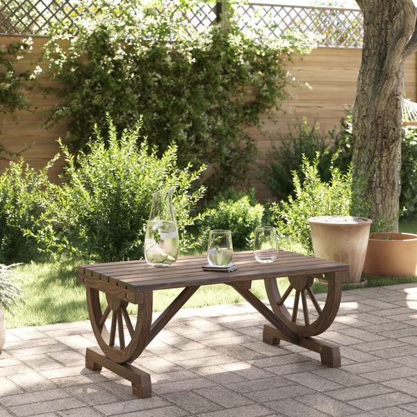 Vidaxl Garden Coffee Table 90X50x40 Cm Solid Wood Fir Coffee Tables