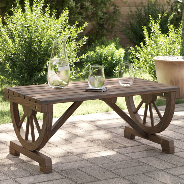Vidaxl Garden Coffee Table 90X50x40 Cm Solid Wood Fir Coffee Tables