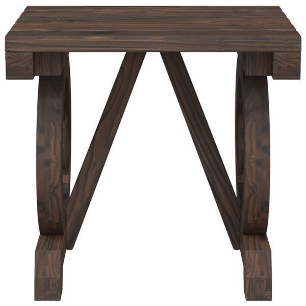 Vidaxl Garden Footstool 40X36.5X38.5 Cm Solid Wood Fir Ottomans Footstools & Poufs