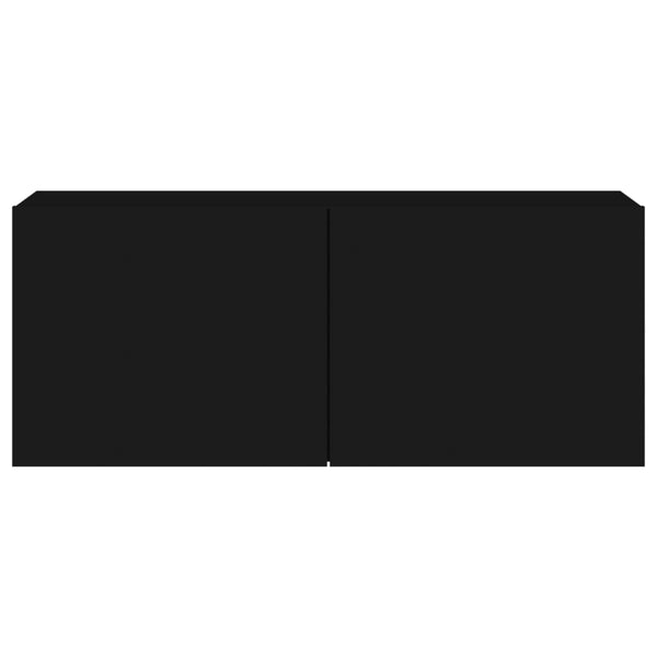 Tv Cabinet Wall Mounted Black 100X30x41 Cm Tv Stands & Entertainment Units