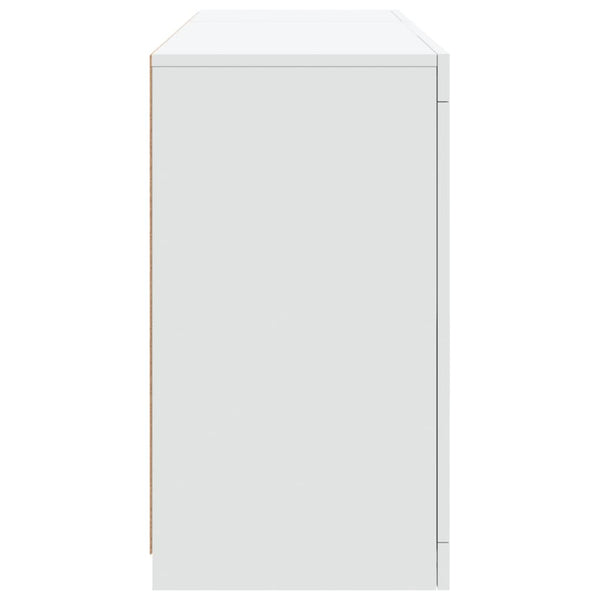 Sideboard With Led Lights White 123X37x67 Cm Sideboards & Buffets