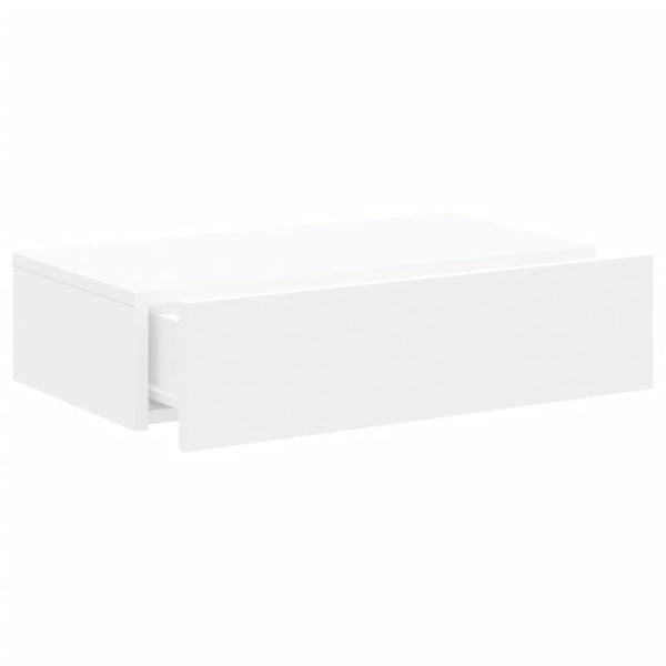 Tv Cabinet With Led Lights White 60X35x15.5 Cm
