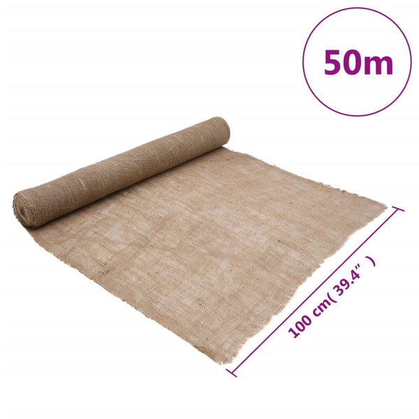 Vidaxl Jute Roll 1X50 M 100% 200 Gsm Ribbons & Bows
