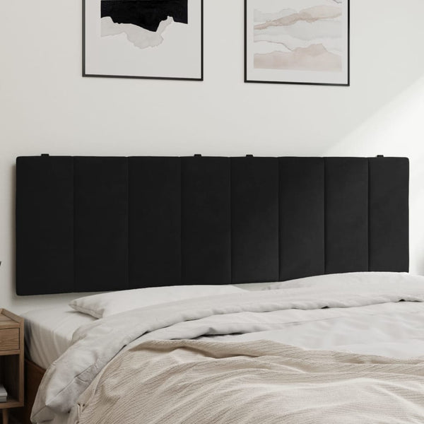 Vidaxl Headboard Cushion Hanko Black 153 Cm Velvet Headboards & Footboards