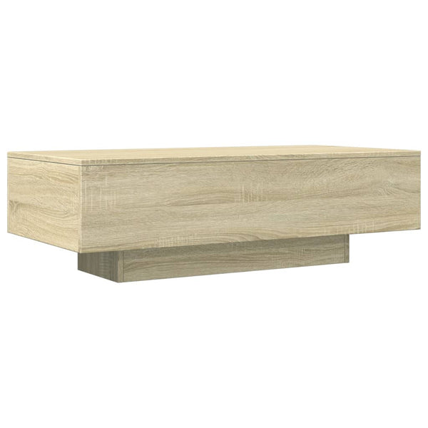 Coffee Table Sonoma Oak 100X49.5X31 Cm Engineered Wood Coffee Tables
