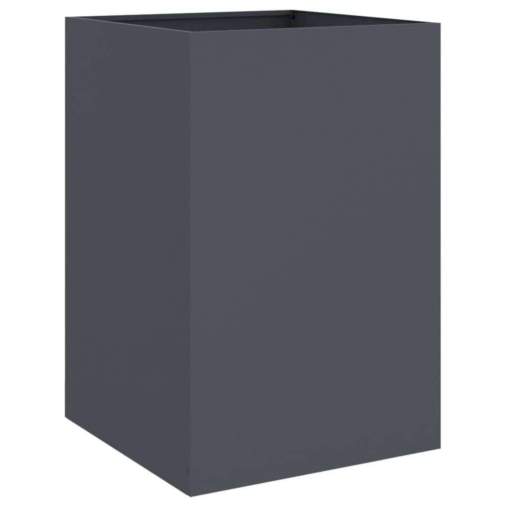 Planter Anthracite 52X48x75 Cm Cold Rolled Steel Planters & Vases