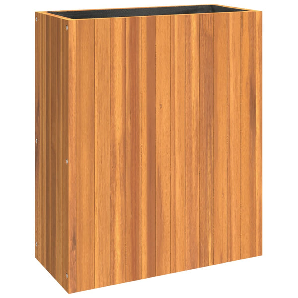 Vidaxl Garden Planter 59X27.5X70 Cm Solid Wood Acacia Baskets Pots Window Boxes