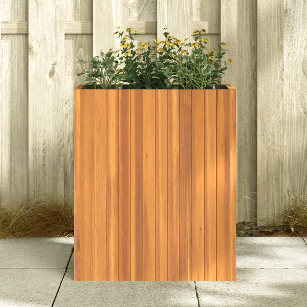 Vidaxl Garden Planter 59X27.5X70 Cm Solid Wood Acacia Baskets Pots Window Boxes